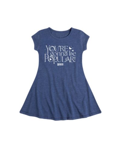 Детское платье Wicked Big Girls Popular Graphic Cap Sleeve