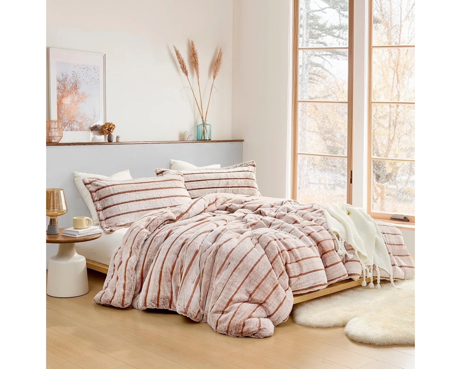 Jelly Rolls Chunky Bunny - Coma Inducer Oversized Comforter Set - Rum Raisin,Queen
