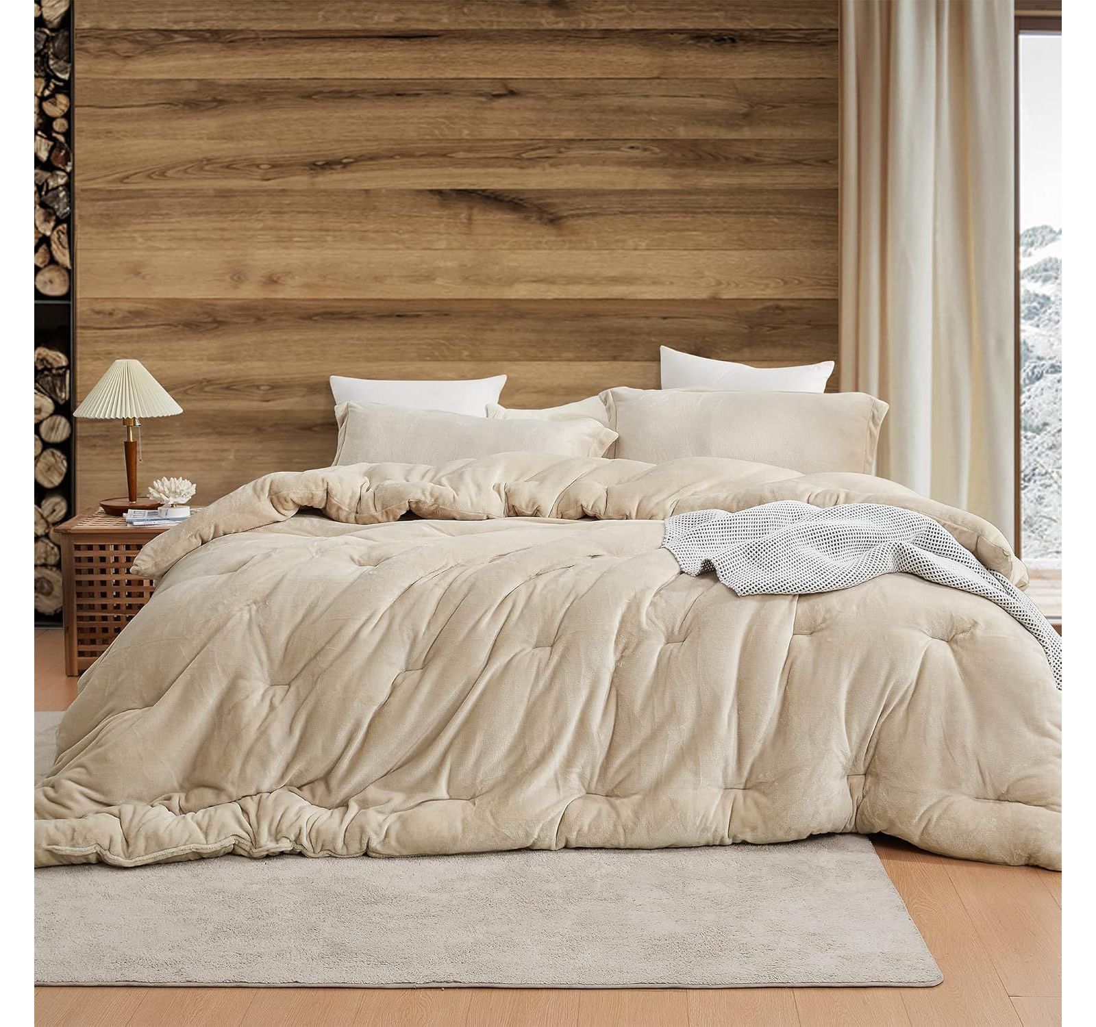 Комплект Coma Inducer Coma Inducer Comforter Set, Standard Plush Filling, Birch, King