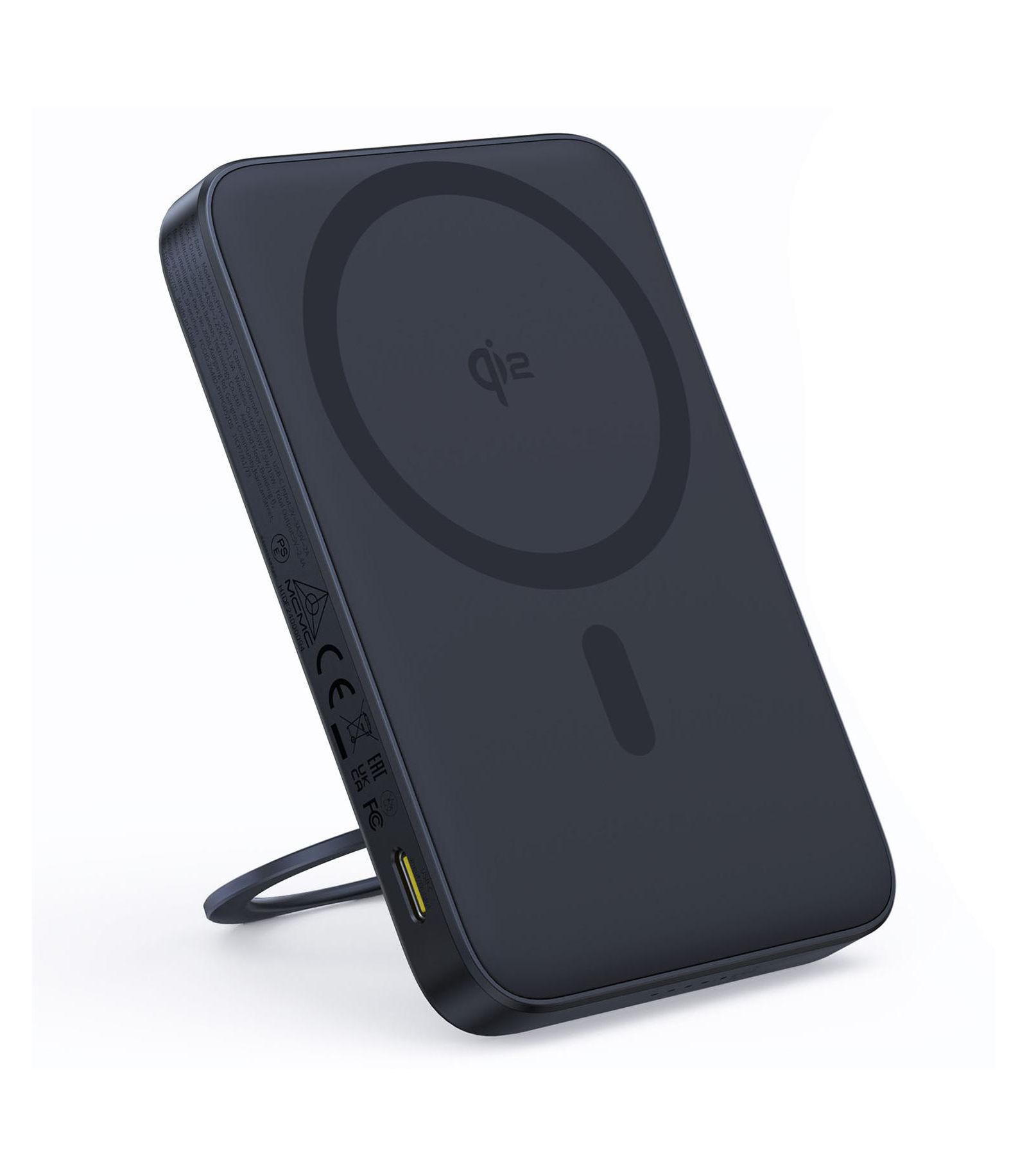 Портативный аккумулятор Baseus PicoGo с Qi2 сертификацией 15W MagSafe и вращающимся кольцом на 360 градусов [совместим с iPhone 16, 15, 14, 13, 12]