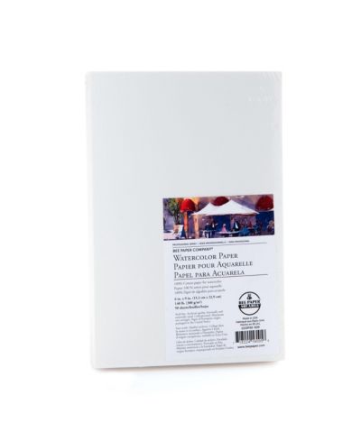 Bee Paper 6" x 9" Watercolor Paper Pack, 50 Sheets 140lb