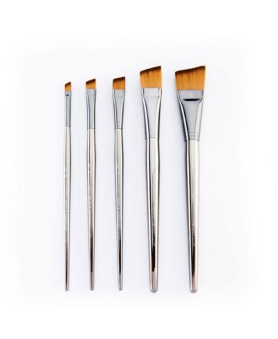 Royal & Langnickel ZEN 73 Series 5pc Multi Media Artist Paint Brush Pack Angular Assorted