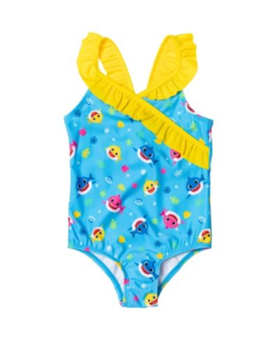 Детский купальник Baby Shark Toddler Girls Shark Crossover One Piece