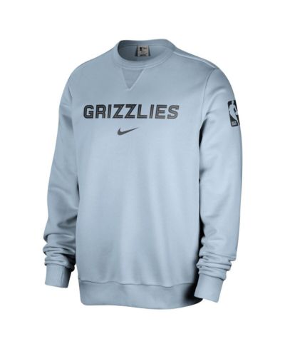 Nike Men's Light Blue Memphis Grizzlies Courtside Standard Issue Performance Pullover Sweatshirt