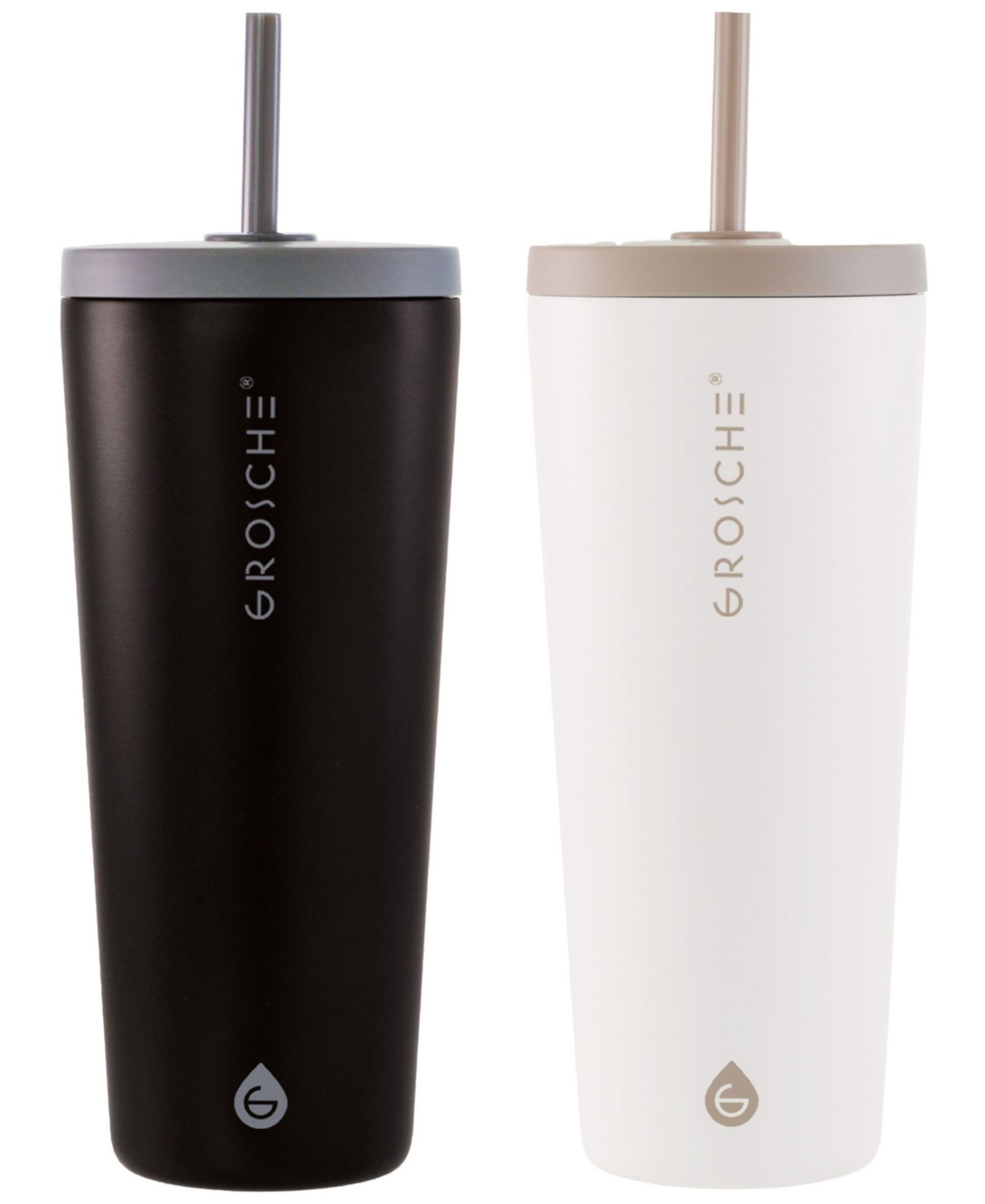 GROSCHE Jasper 2 Pc. Insulated Tumbler with Straw