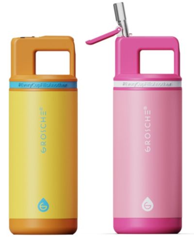 Детская термобутылка GROSCHE Alpine Flip 'N Sip 2-Pc. с трубочкой