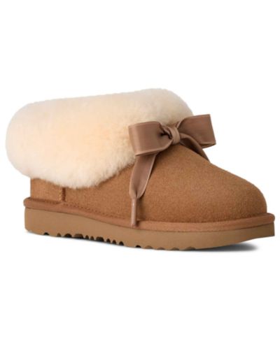 UGG® Детские тапочки Bailey Bow с круглым носком