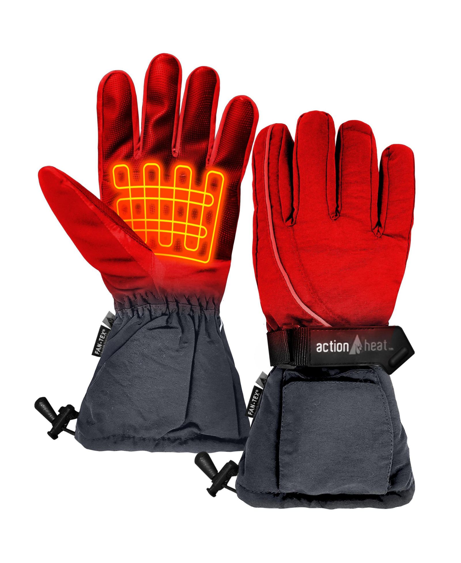 Женские греющие перчатки ActionHeat, Navy, One Size