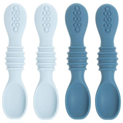 Детские силиконовые ложки Sperric Toddler Silicone Spoons Led Weaning 4-Pack