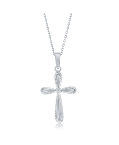 Simona ожерелье с крестиком D-C Border из серебра sterling silver