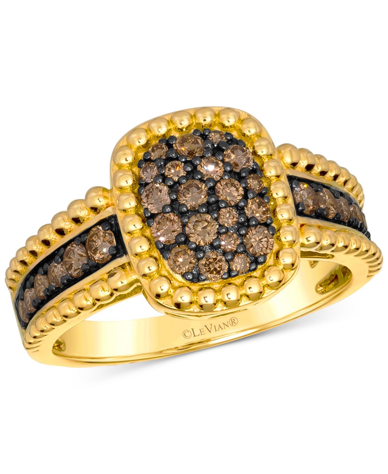 Кольцо Le Vian Chocolatier® Chocolate Diamond® в золоте 14k honey gold