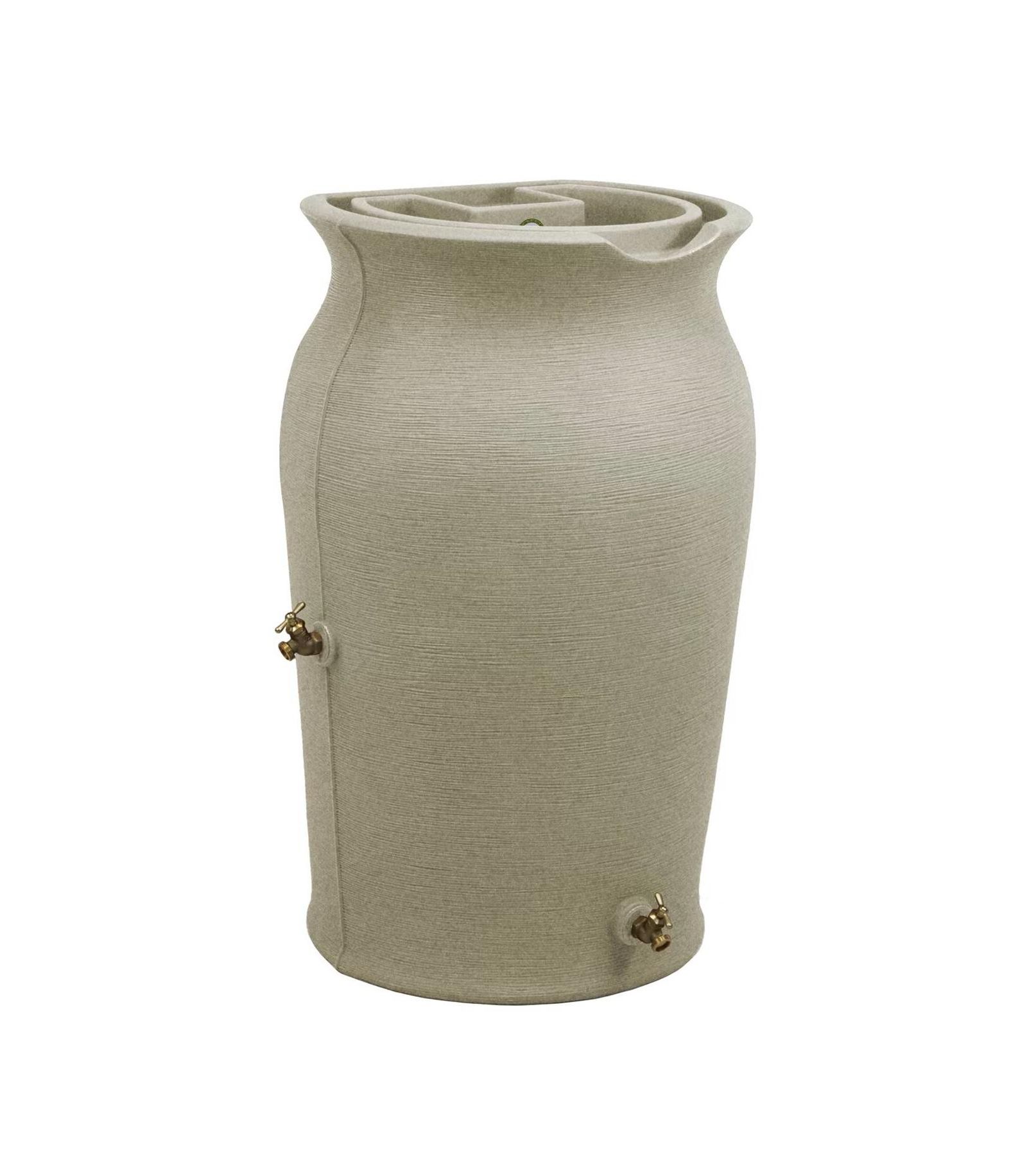 Бочка для сбора дождевой воды Slickblue 50-Gallon Plastic Urn с горшком для растений