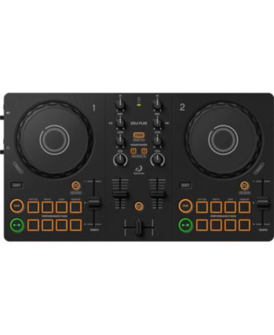 2-канальный DJ-контроллер Pioneer DDJ-FLX2 с подключением USB-C для Windows/Mac и мобильных устройств