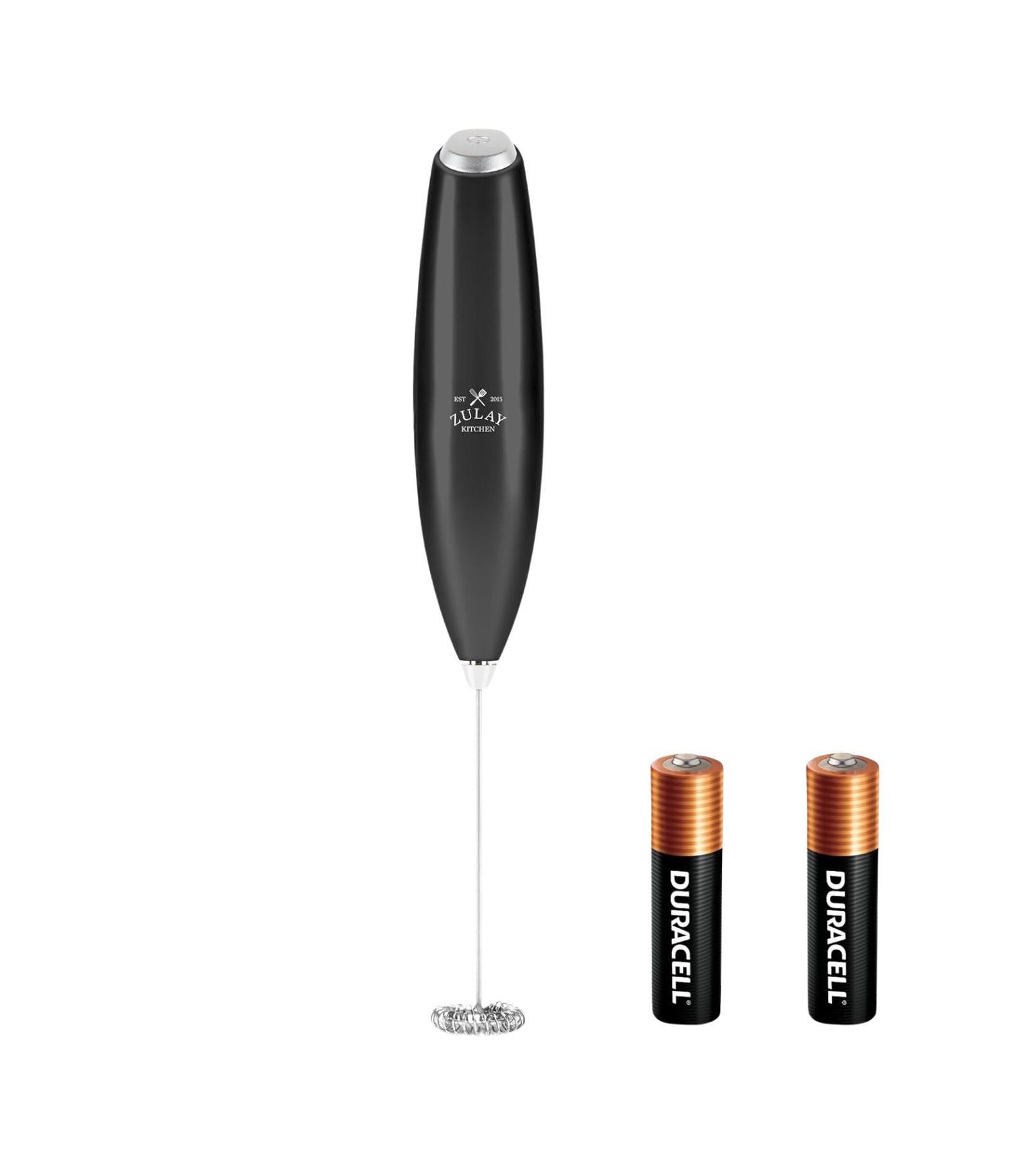 Ручной электрический вспениватель молока Zulay Kitchen с батарейками AA Duracell