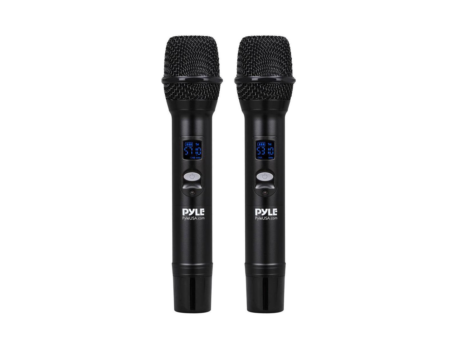 Беспроводная система ручных микрофонов Pyle PDWM813BK UHF на 2 канала