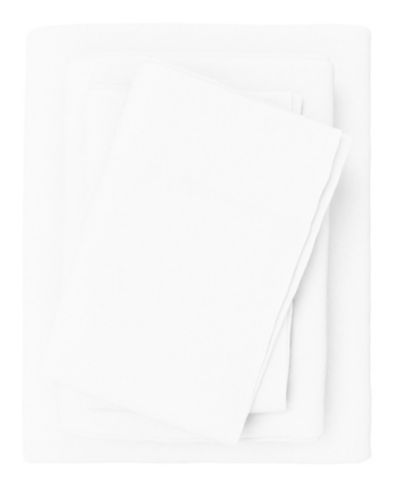 Linery & Co Turkish Cotton Double-Brushed Printed Flannel Bed Sheet Set