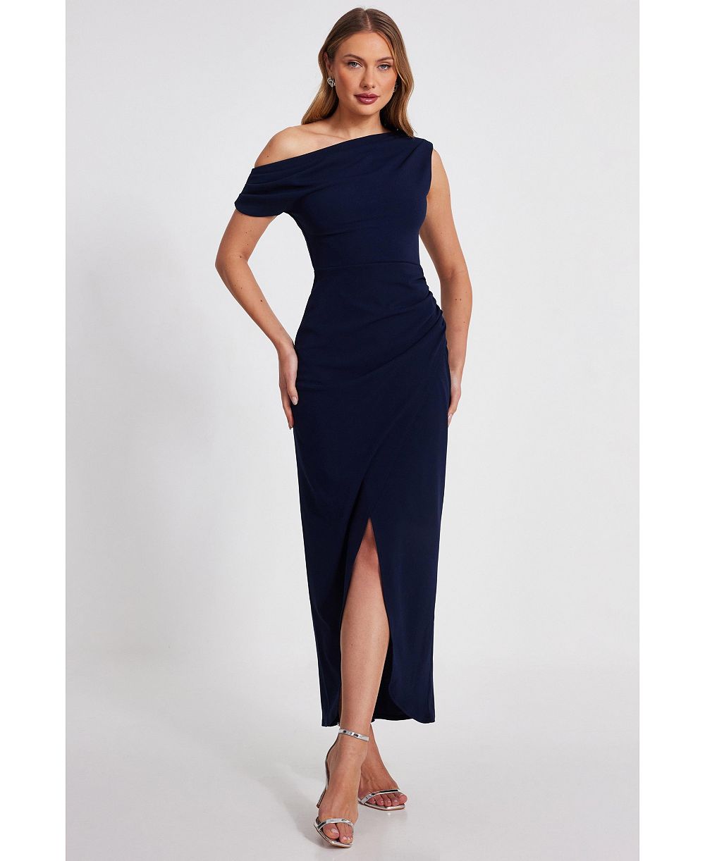 Женское платье QUIZ One Shoulder Asymmetric Maxi