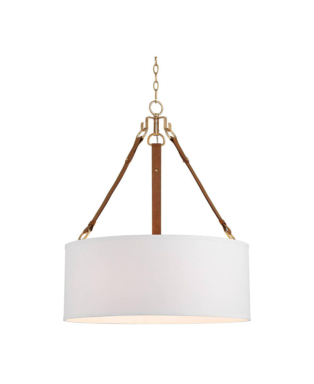 Possini Euro Design Indy современная люстра-подвес, белый латунный финиш, 5 ламп