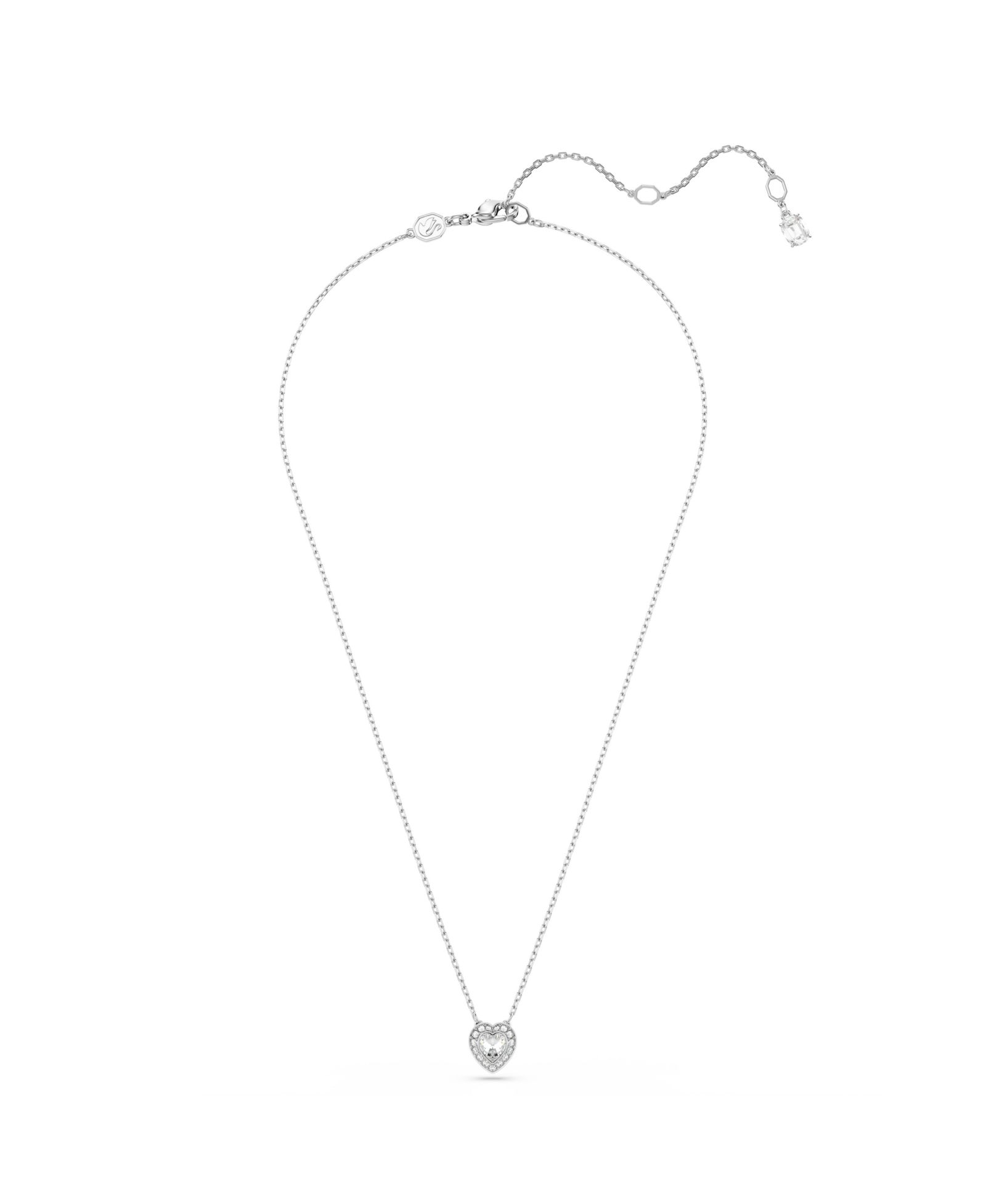Подвеска Swarovski Ariana Grande x Swarovski® Rhodium Plated Heart Mixed Cuts