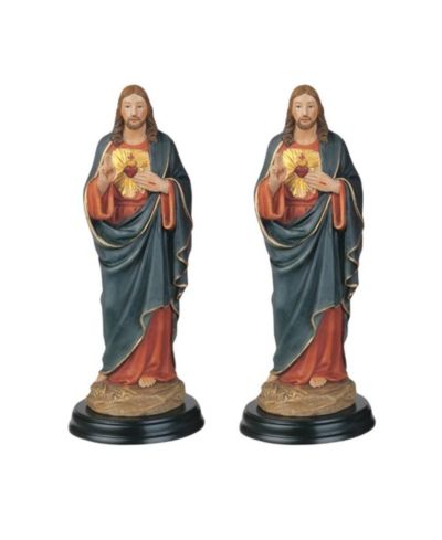 Статуэтка FC Design Sacred Heart of Jesus (набор из 2 шт.), украшение для дома и офиса