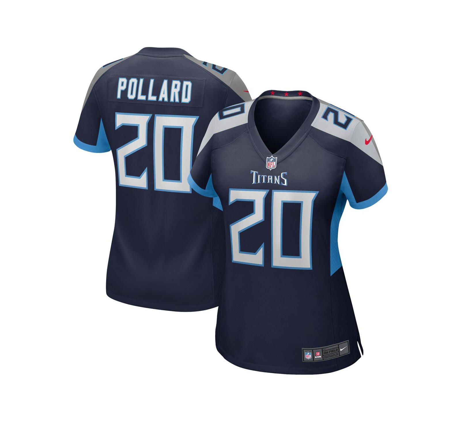 Nike Women's Tony Pollard Navy Tennessee Titans Game Player Jersey