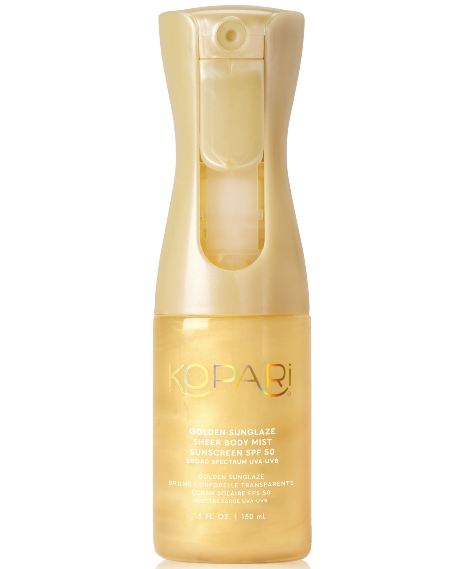 Kopari Beauty Golden Sunglaze легкий мист для тела, солнцезащитный крем SPF 50