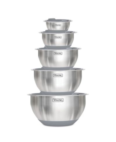 Viking 10 Pc Stainless Steel Mixing Bowl Set