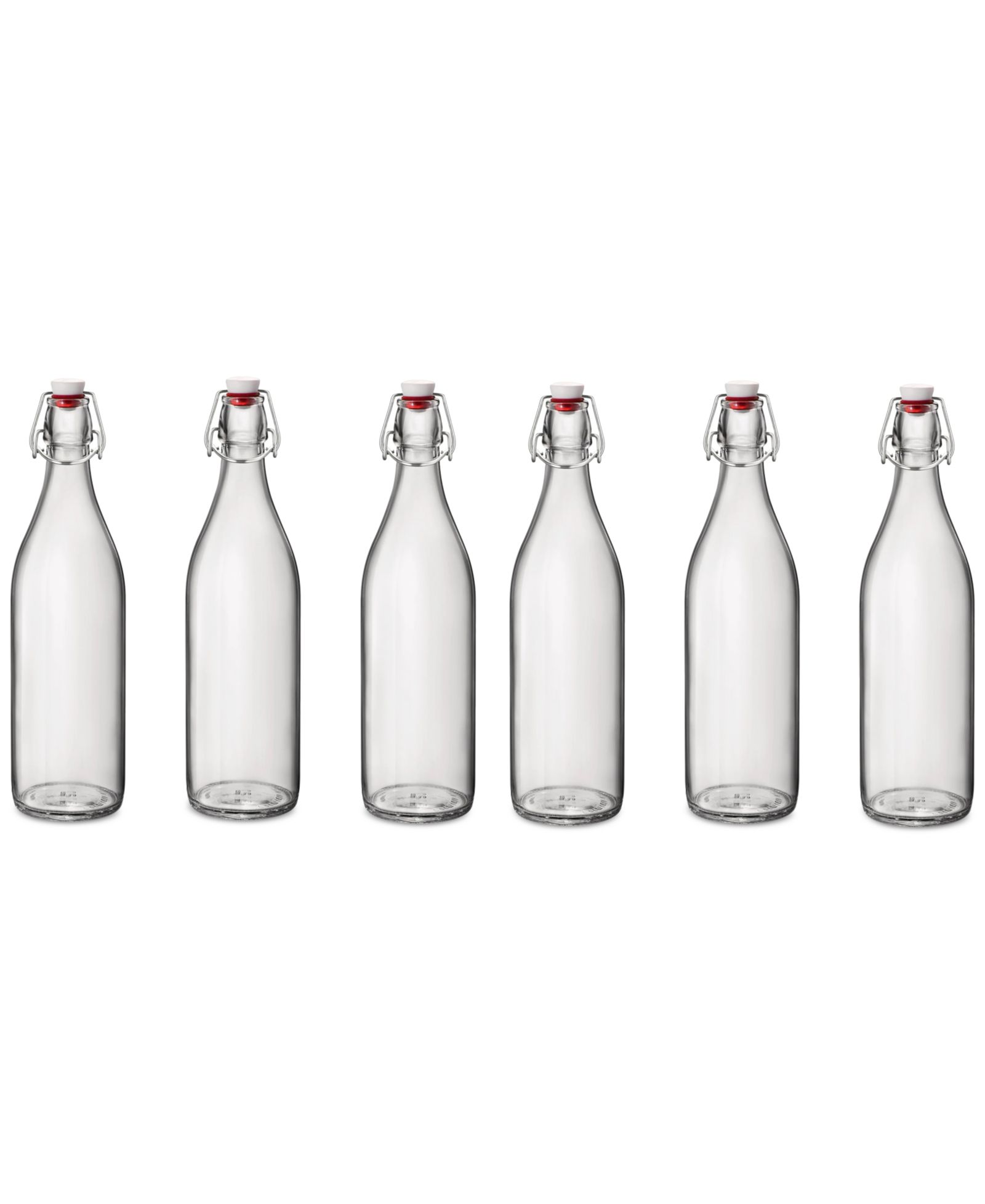 Bormioli Rocco Giara 33.75-Oz. Glass Bottles, Set of 6