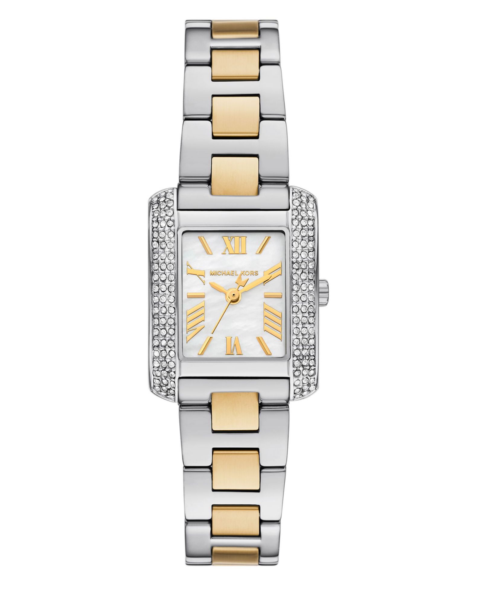 Часы Michael Kors Women's Emery Three-Hand Two-Tone Stainless Steel 22x28mm