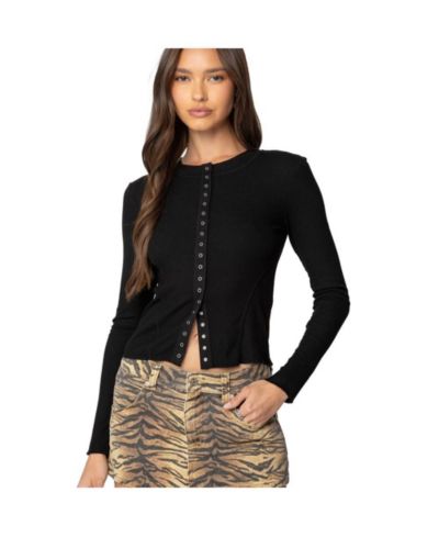 Женский топ Edikted Gladys Button Up