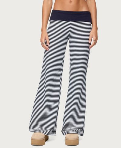 Edikted Женские брюки Meggy Striped Foldover