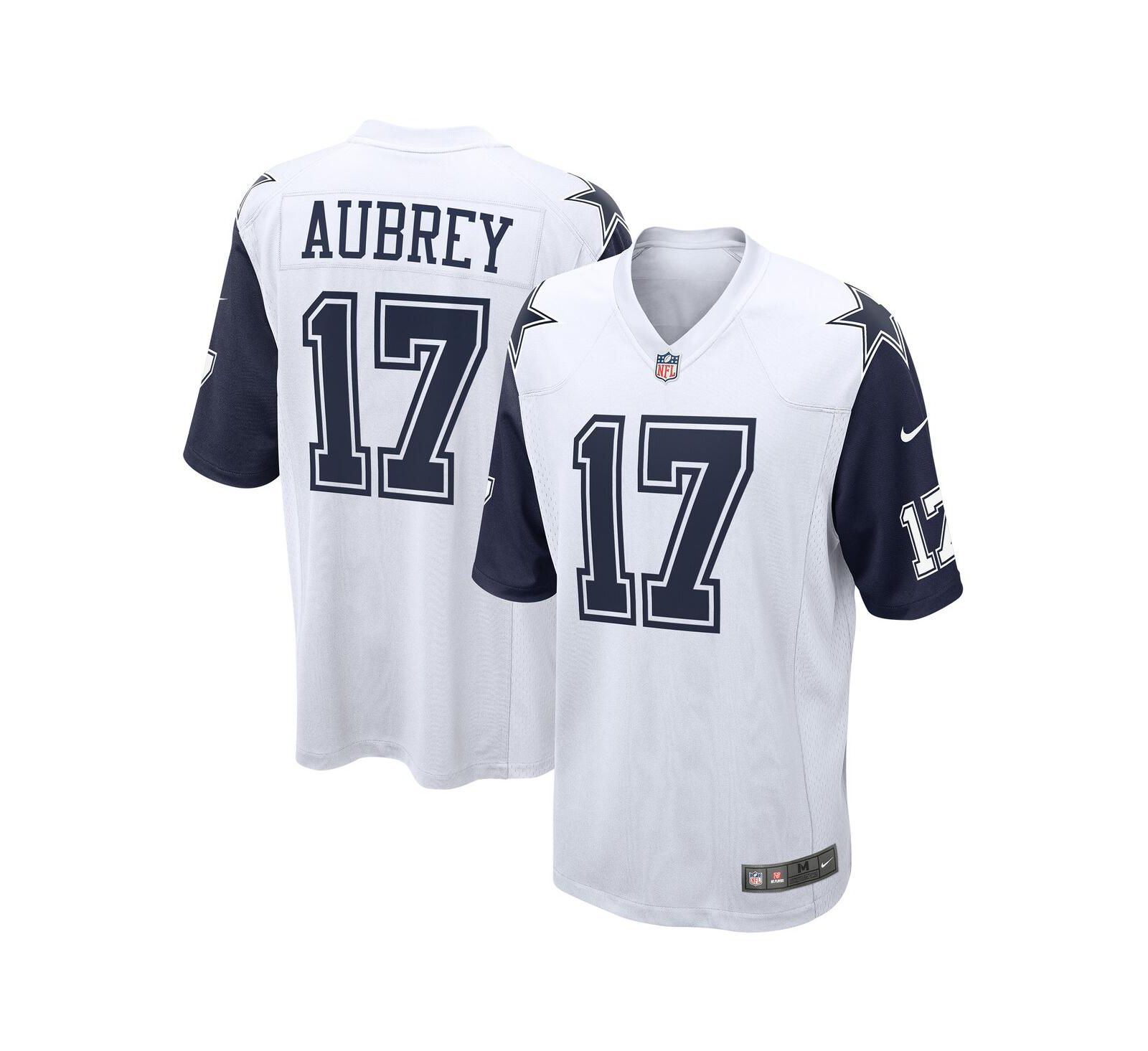 Мужская игровая джерси Nike Brandon Aubrey White Dallas Cowboys