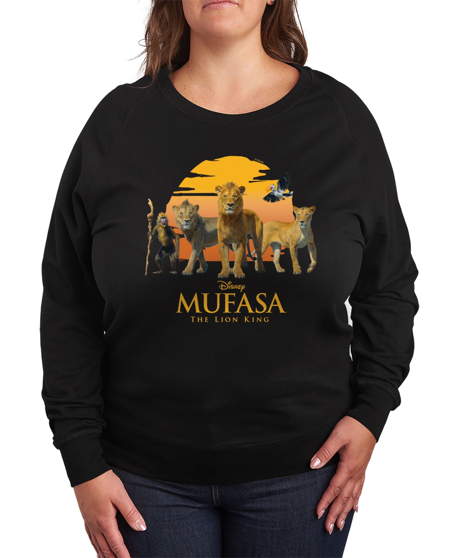 Hybrid Apparel Женский кроп-топ Disney Mufasa Plus Size