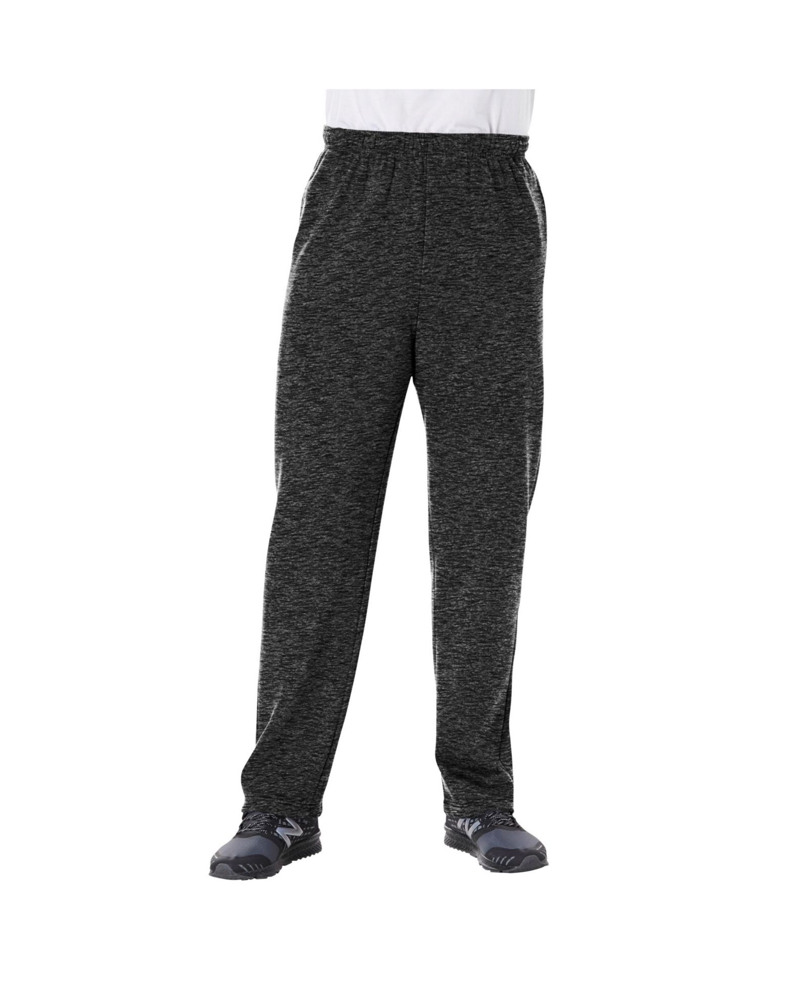 KingSize Men's Fleece Open-Bottom Sweatpants