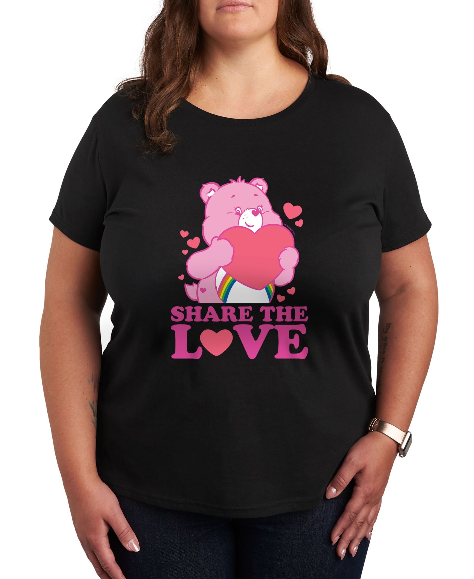 Hybrid Apparel футболка Care Bears для женщин Plus Size