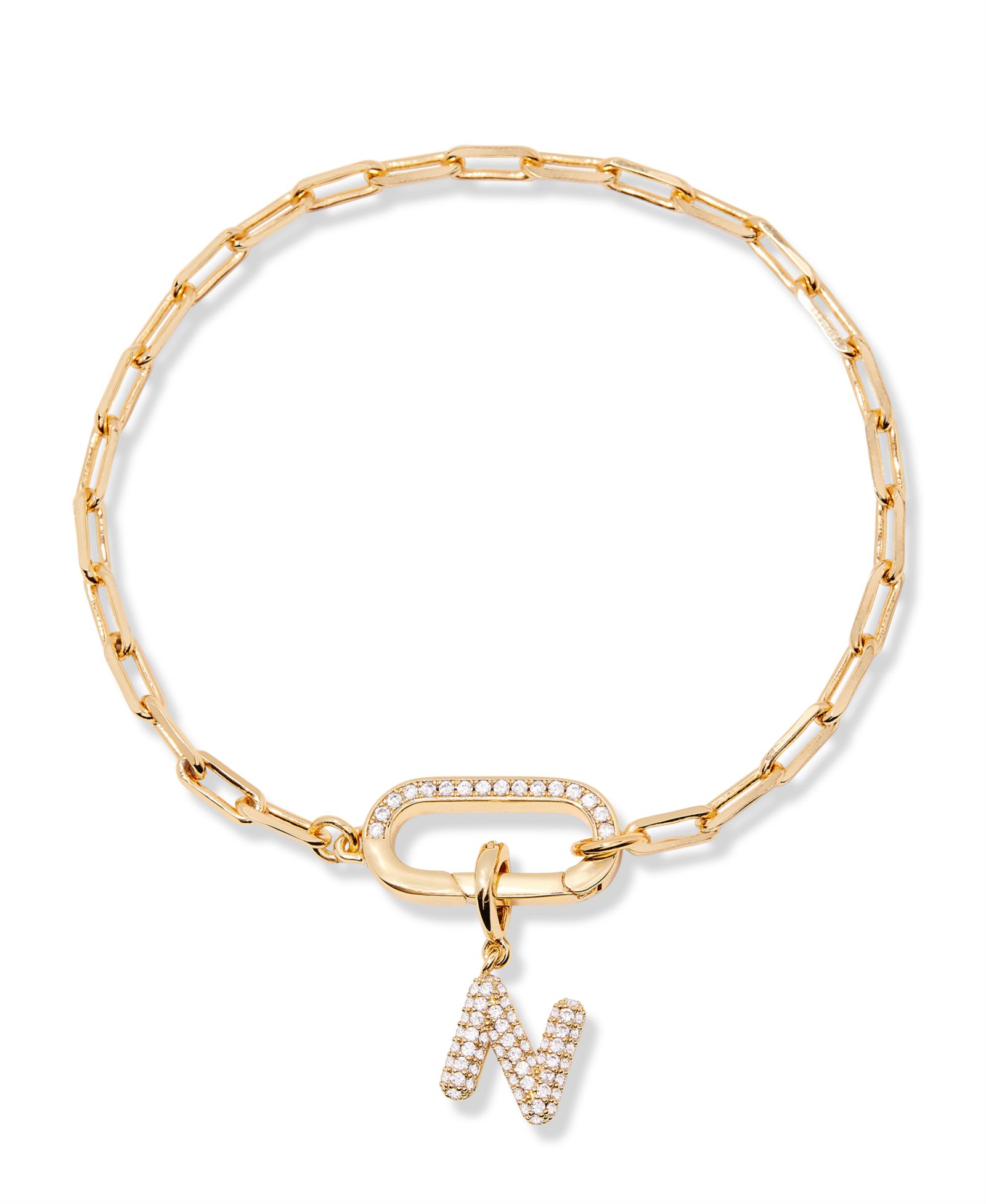 Браслет с шармом brook & york Petra Initial