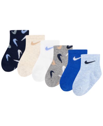 Детские носки Nike Baby and Toddler Swooshfetti Ankle, 6 пар