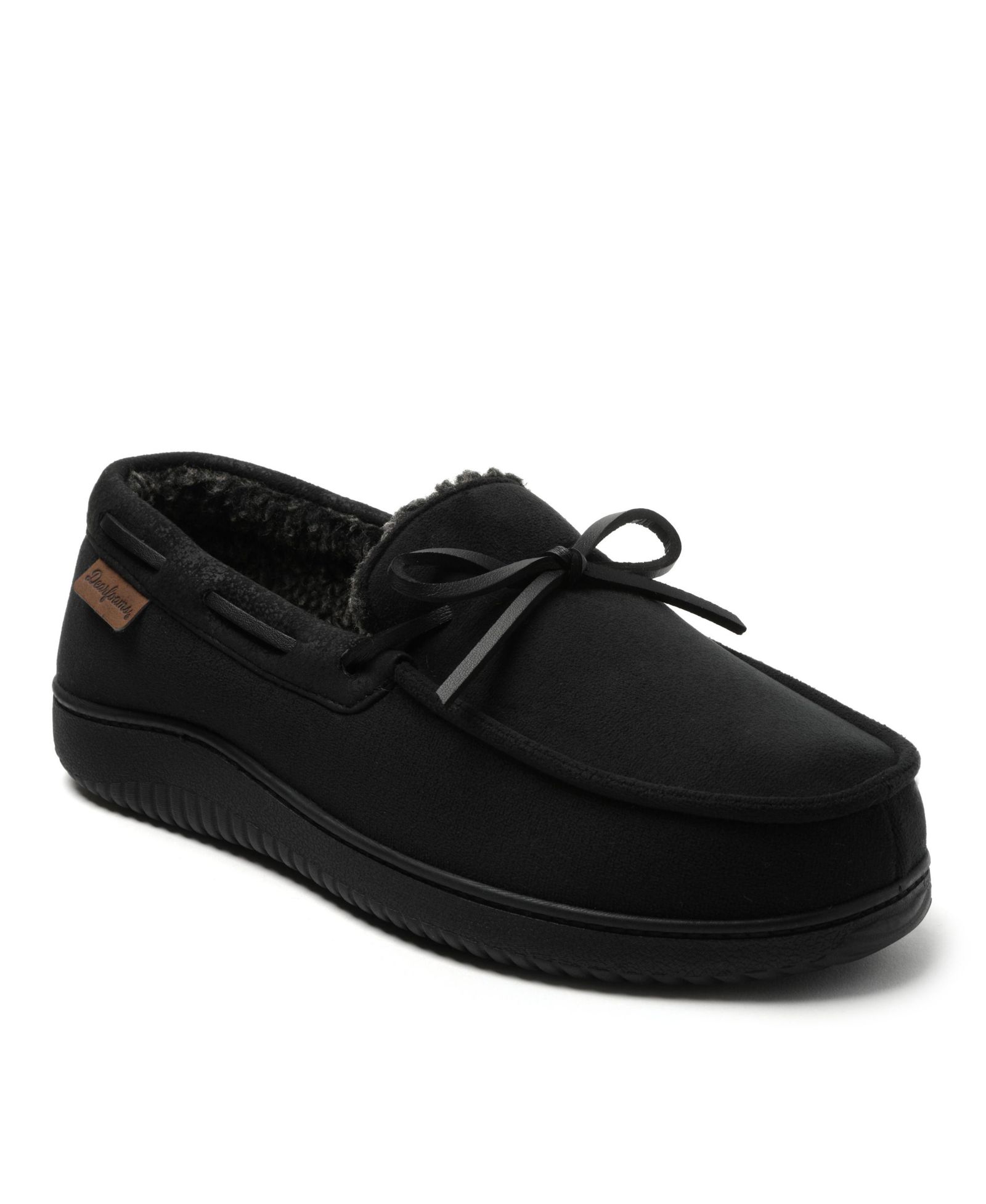 Мужские тапочки Dearfoams Pierce Microsuede Moccasin