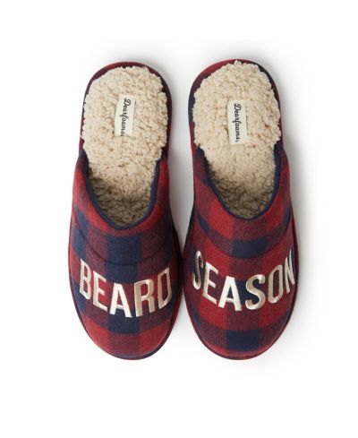 Мужские тапочки Dearfoams Tyler Novelty Holiday Christmas Scuff Slipper