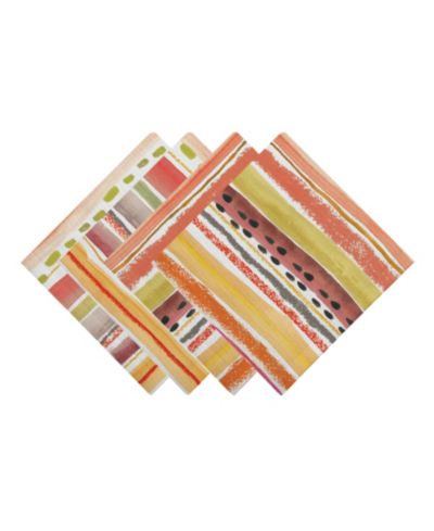 Набор салфеток Laural Home Harvest Snippets, 4 Pieces, 20" x 20"