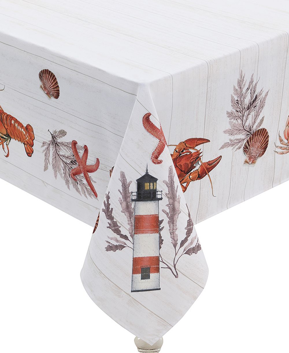 Laural Home Seafood Shack Tablecloth, 70" x 144"
