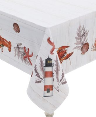 Скатерть Laural Home Seafood Shack, 70" x 144"