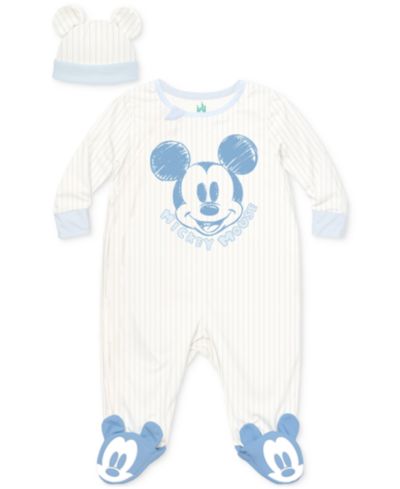 Disney Baby Детский комплект из комбинезона и шапочки с Микки Маусом, набор из 2 шт.