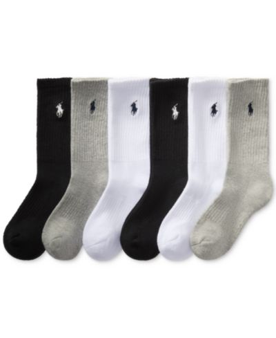 Детские носки Polo Ralph Lauren Crew, 6 пар
