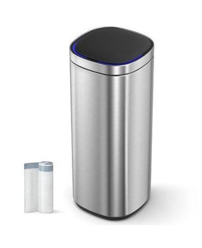 Slickblue Motion Sensor Trash Can with Ozone Sanitizing Button for Odor Control