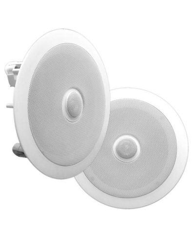 Pyle PDIC80 In-Wall / In-Ceiling 2-Way Stereo Sound Directable Titanium Dome Tweeter Speaker System
