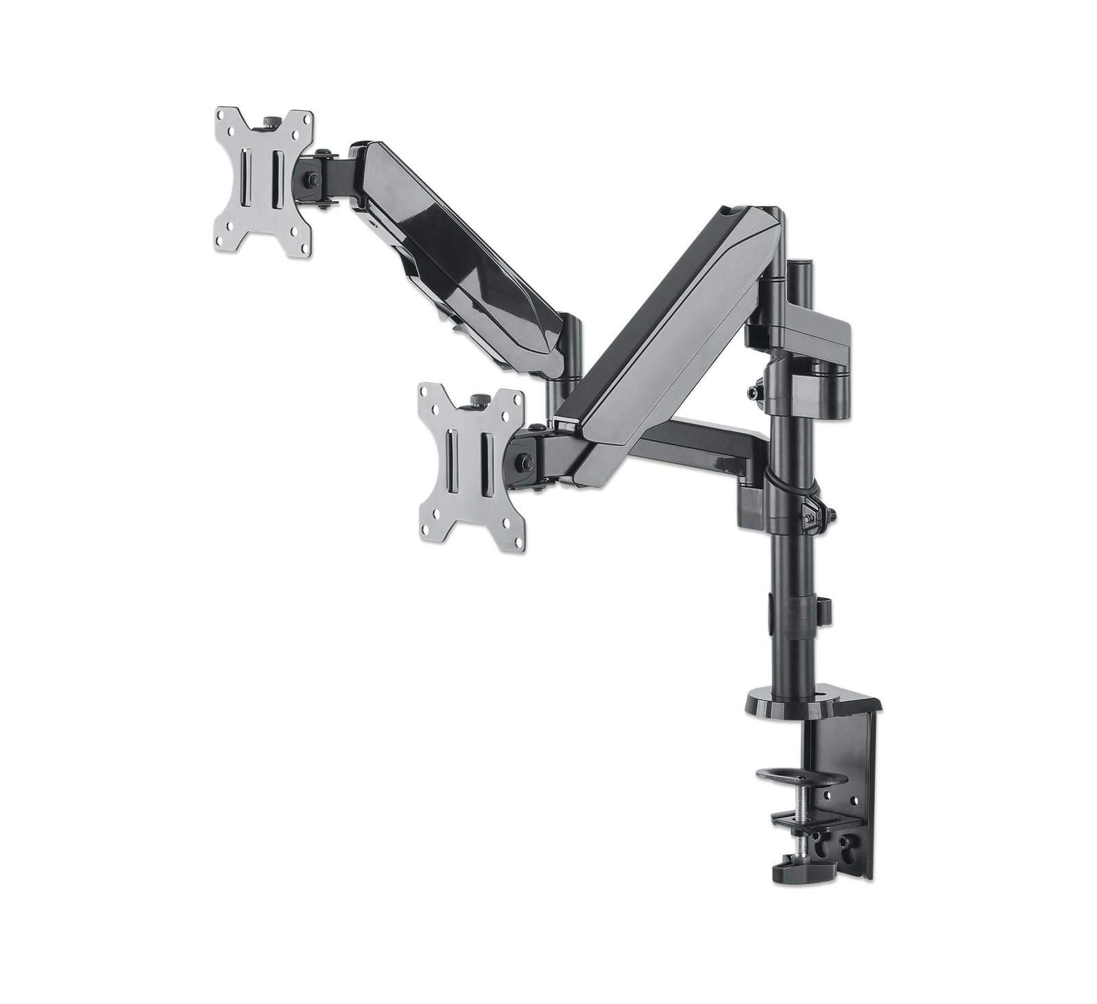 Двойной кронштейн для мониторов Manhattan 461597 Gas Spring для мониторов 17"-32"