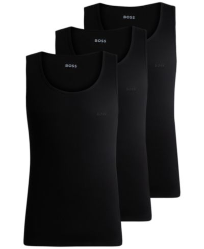 BOSS by Hugo Boss Мужской классический трикотажный майка 3 шт