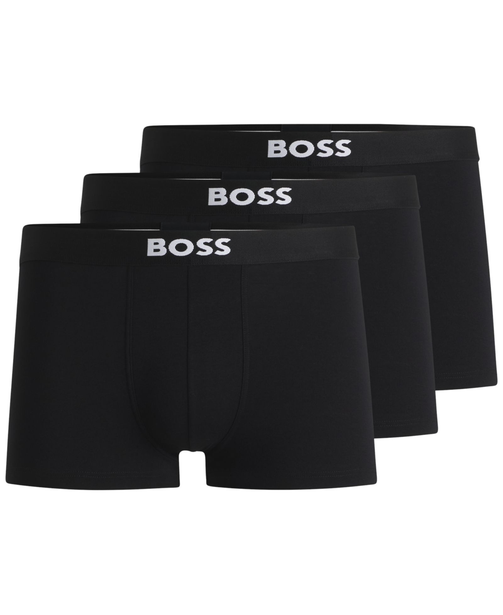 BOSS by Hugo Boss Men's 3-Pack Stretch Cotton Trunks