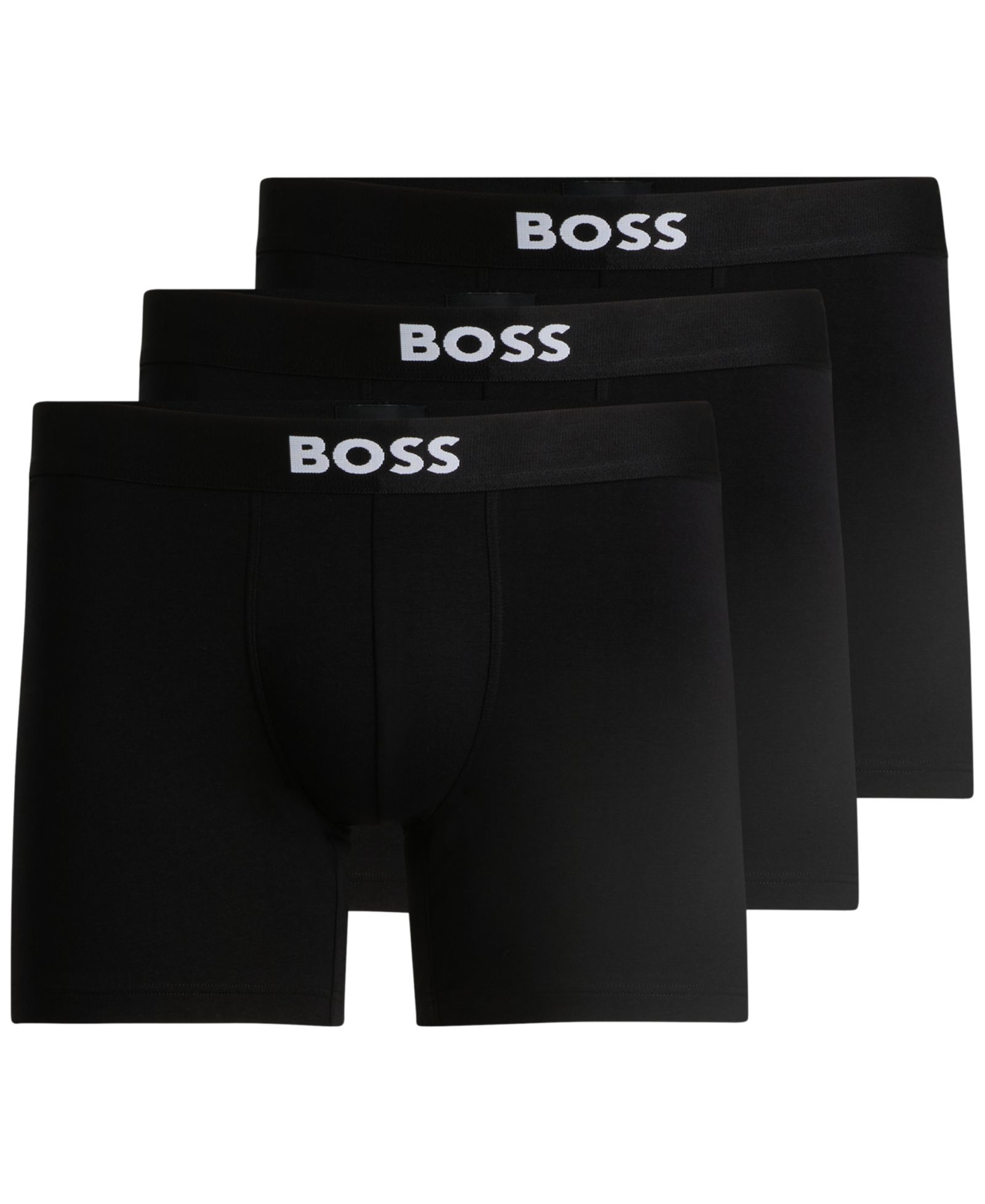 Мужские стрейч-боксеры из хлопка, упаковка по 3 шт., Hugo Boss